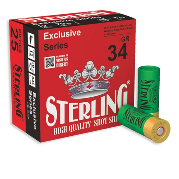 STERLING 12 Cal. 34 G. No: 1 Av Fişeği